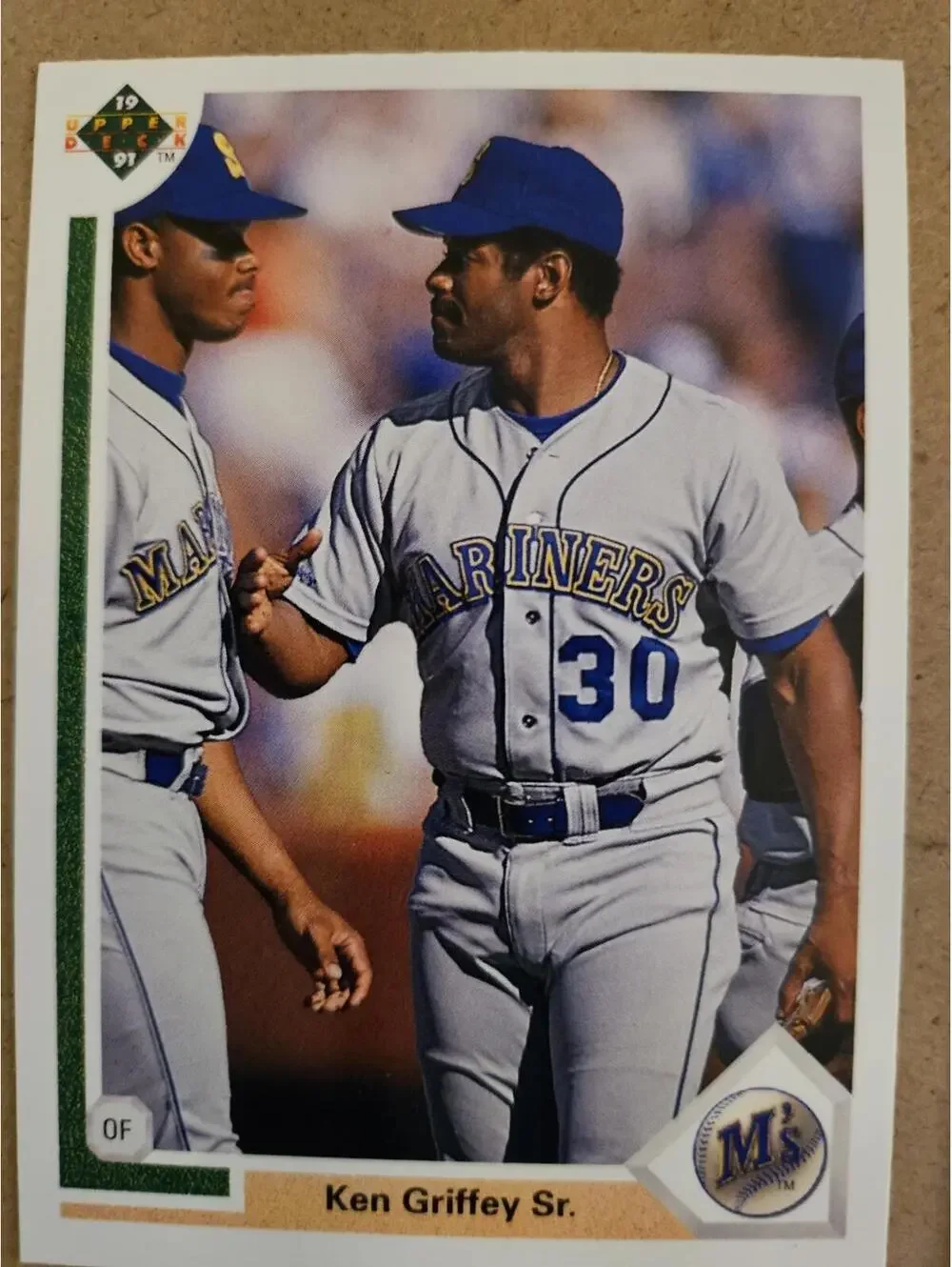 1991 Upper Deck #572 Ken Griffey Sr./Jr. - NM-MT